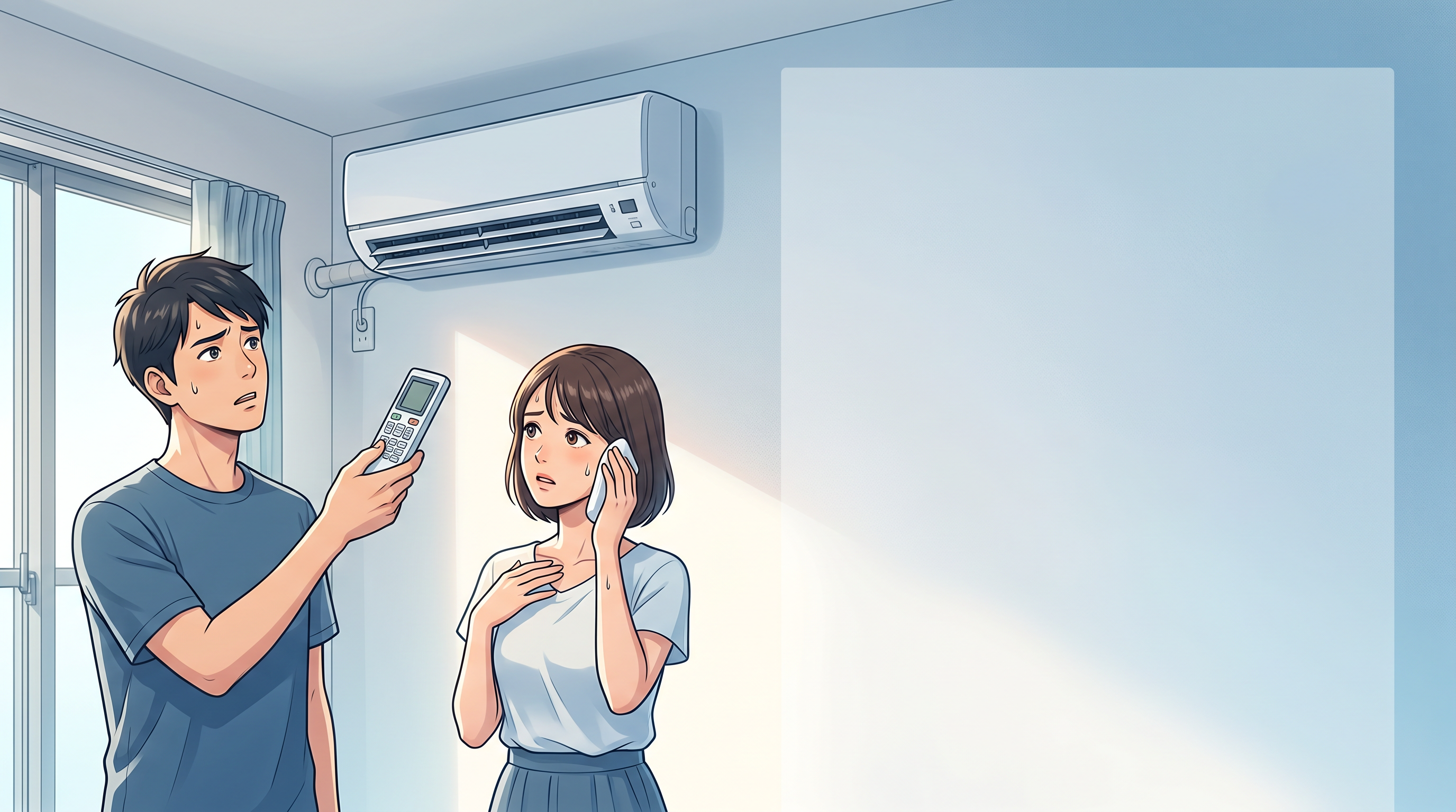 エアコンの電源不良
